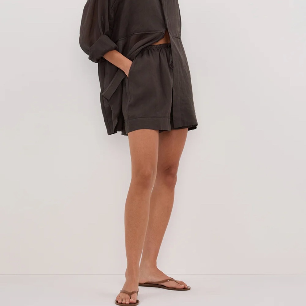 Dissh - Kai Petrol Ramie Short - NWT